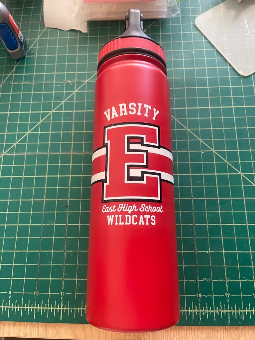 Disney High School Musical East High Wildcats Red Water Bottle